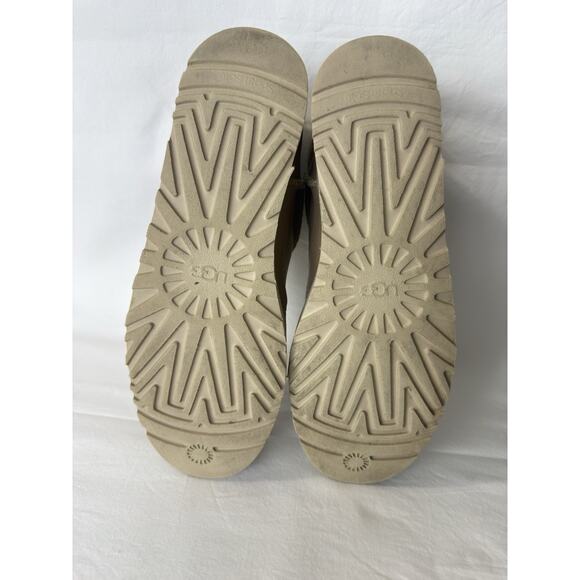 UGG Classic Ultra Mini Leather Boots Tan Women’s Size 9 EU 40 - Picture 7 of 9